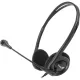 Гарнитура проводная Genius HS-200C + Single Jack Cable черный 31710151104