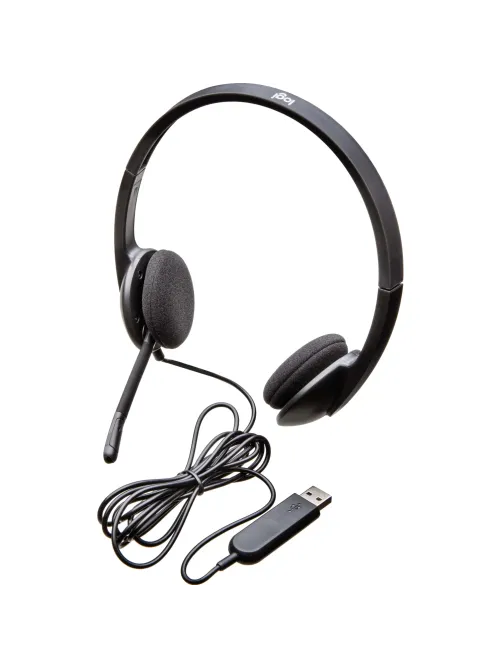 Гарнитура Logitech Headset H340 (981-000509), проводная