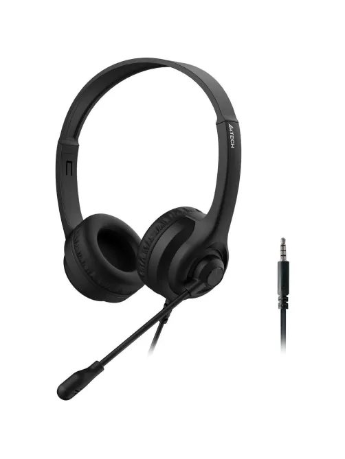 Гарнитура A4Tech HS-8i черный 1.8м накладные оголовье