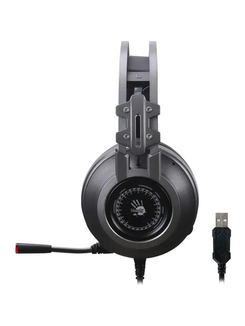 Гарнитура A4Tech Bloody J527 серый 2м мониторные USB (J527)