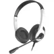Гарнитура A4Tech Fstyler (FH100U (PANDA)) белый/черный 2м накладные USB