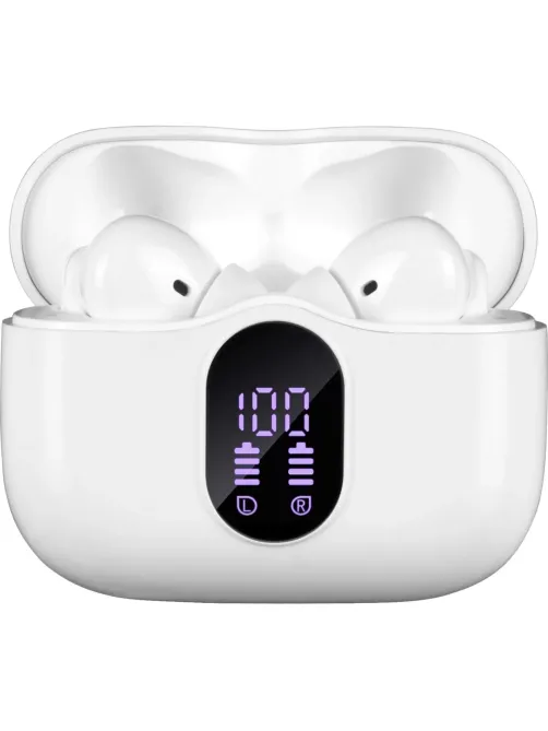 Наушники Sven E-310B, белый, Bluetooth, TWS, ANC, ENC