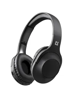 Наушники Defender FreeMotion B445 черный, микрофон, Bluetooth