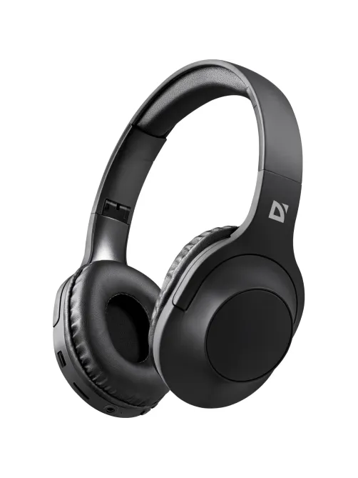 Наушники Defender FreeMotion B445 черный, микрофон, Bluetooth