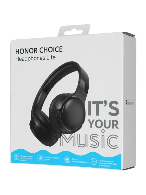 Наушники Honor Choice Headphones Lite Black (SHB-ME00) (5504ADGE)