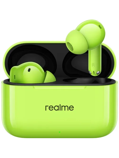 Наушники Realme Buds T200 Neon Green (Зеленый) Ru