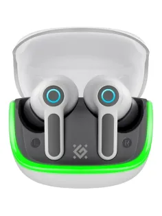 Наушники Defender CyberDots 290 белый, игровые TWS, Bluetooth