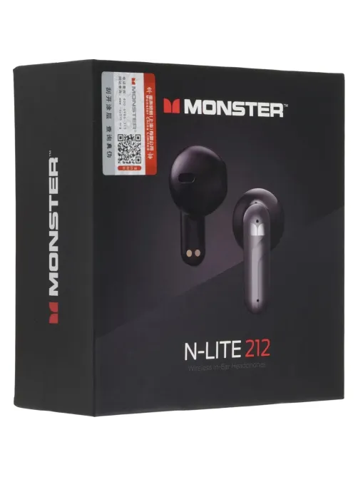 Наушники Monster N-lite 212, чёрные