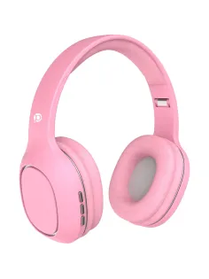 Наушники Pero BH04 Pink, bluetooth, полноразмерные