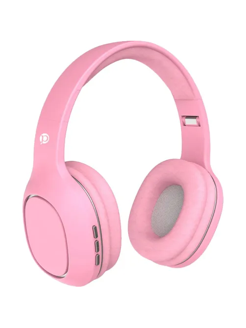 Наушники Pero BH04 Pink, bluetooth, полноразмерные