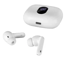 Наушники Sven E-310B, белый, Bluetooth, TWS, ANC, ENC