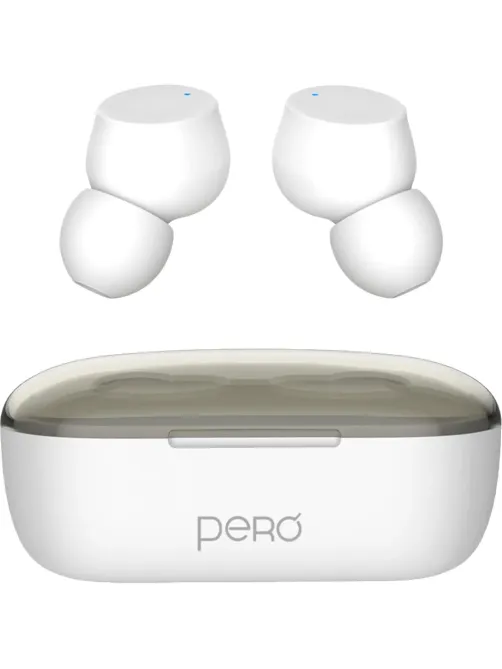 Наушники Pero TWS07 Invisible White, bluetooth