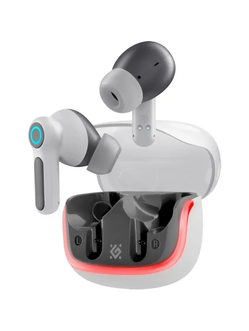 Наушники Defender CyberDots 290 белый, игровые TWS, Bluetooth