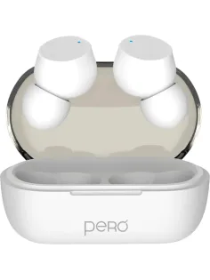 Наушники Pero TWS07 Invisible White, bluetooth