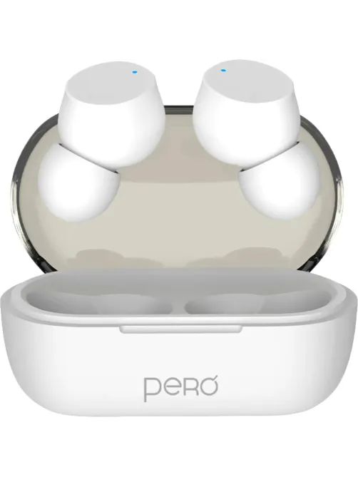 Наушники Pero TWS07 Invisible White, bluetooth