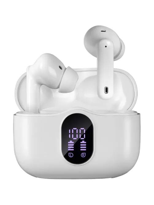 Наушники Sven E-310B, белый, Bluetooth, TWS, ANC, ENC