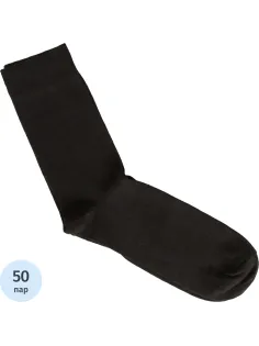 Носки мужские эконом черные разм. 27 (50пар/уп)