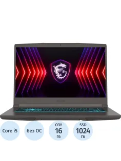 Ноутбук MSI B13VE-3419XRU(9S7-16R831-3419) i5-13420H/16Gb/1Tb/RTX/15.6/NoOS
