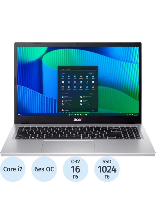 Ноутбук Acer EX215-57-76DA(NX.EJBER.006)i7-13620H/16Gb/1Tb SSD/15.6/noOS