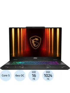 Ноутбук MSI B2RWEKG-280XRU(9S7-17U332-280)Core5-210H/16Gb/1Tb/RTX/17.3/NoOS
