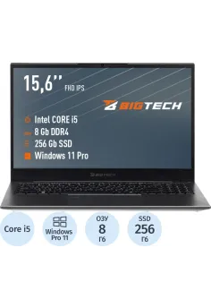 Ноутбук BigTech НЕ157 (HE157-I4A8W) I5-1235U/8Gb/256Gb SSD/15.6/RJ45/W11P