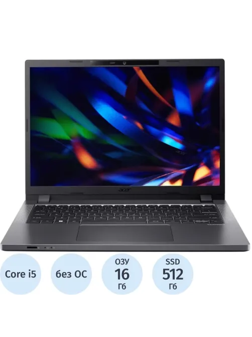 Ноутбук Acer TMP214-55-G2-5591(NX.BAKCD.004)i5 1334U/16Gb/512GbSSD/14/NoOS