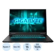 Ноутбук Gigabyte A16 GA63H(3THK3KZ894SD)R AI7-260/16Gb/1Tb SSD/RTX/16/NoOS
