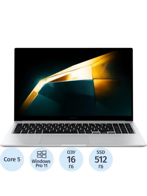 Ноутбук Samsung Book4(NP754XGK-KG1NL)Core 5-120U/16Gb/512Gb SSD/15.6/W11P