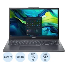 Ноутбук Acer 15 A15-51M-959S(NX.JKVEM.007)i9-13900H/16Gb/512GbSSD/15.6/NoOS