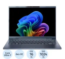 Ноутбук Acer (NX.JNBCD.008) Ultra 7-256V/16Gb/1Tb SSD/14/noOS