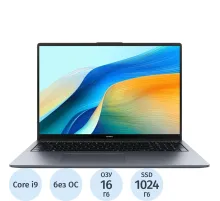 Ноутбук Huawei MateBook D16(53014HYG) i9-13900H/16Gb/1Tb SSD/16/DOS