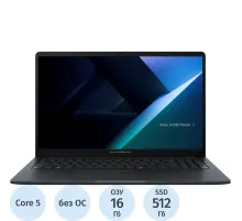 Ноутбук Asus B1503CVA-S77900(90NX0801-M08ZD0)Core5-120U/16Gb/512G/15.6/NoOS