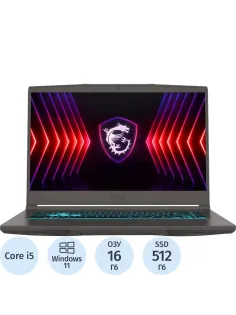Ноутбук MSI B13UC-1000US(9S7-16R831-3238)i5-13420H/16Gb/512Gb/RTX/15.6/W11H