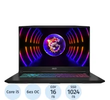 Ноутбук MSI B13UCR-1612XRU(9S7-17L541-1612)i5-13420H/16Gb/1Tb/RTX/17.3/NoOS