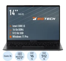 Ноутбук BigTech НЕ153 (НЕ153-I4B9W) I5-1235U/16Gb/512Gb SSD/14/RJ45/W11P