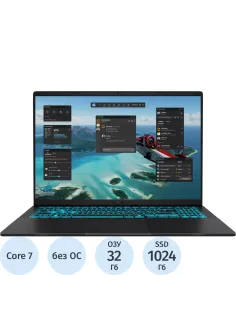 Ноутбук Asus V16 V3607VP(90NB16R1-M001M0)Core7-240H/32Gb/1TbSSD/RTX/16/NoOS