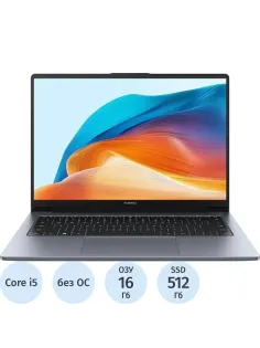 Ноутбук Huawei MateBook D14(53014BSB) i5-13420H 16Gb/512Gb SSD/14/DOS