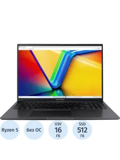Ноутбук Asus M1605NAQ-MB128(90NB1831-M005C0)R5-150/16Gb/512Gb SSD/16/NoOS