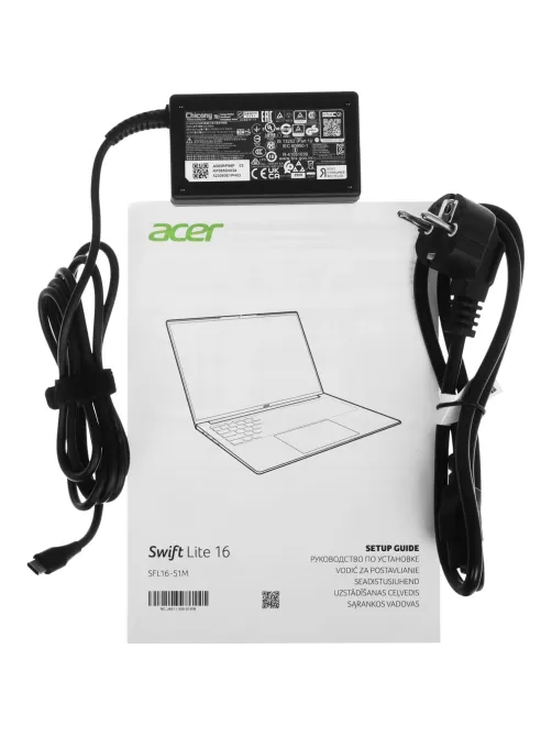 Ноутбук Acer SFL16-51M-785G(NX.D3VCD.002)Ultra7-155U/16Gb/SSD1Tb/16NoOS