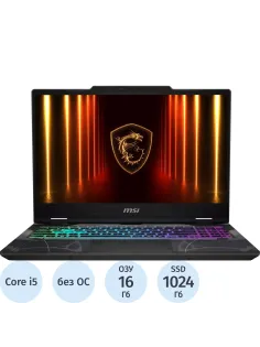 Ноутбук MSI B13WFKG-694XRU(9S7-15Q342-694) i5-13420H/16Gb/1Tb/RTX/15.6/DOS