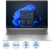 Ноутбук HP Probook 460 G11(A38BHET)Ultra 7-155U/16Gb/512Gb SSD/16.0/DOS