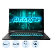 Ноутбук Gigabyte A16 GA63H(3THK3KZ893SD)R AI7-260/16Gb/512GbSSD/RTX/16/NoOS