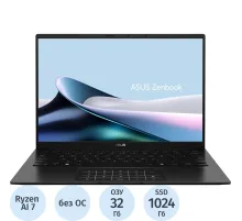 Ноутбук Asus UM3406GA-QD009(90NB17R1-M00650)R AI 7-445/32Gb/1TbSSD/14/NoOS