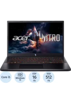 Ноутбук Acer ANV15-52-57BB(NH.U1PAA.004)i5-13420H/16Gb/512Gb/RTX/15.6/W11H