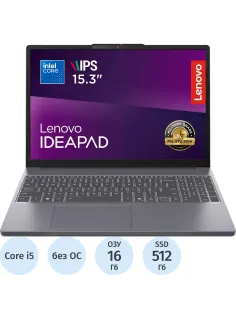 Ноутбук Lenovo IP3 Slim 15IRH10(83K100VEIN)i5-13420H/16Gb/512Gb/15.3/NoOS