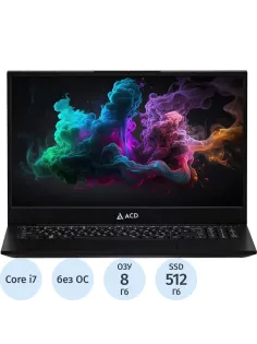 Ноутбук ACD 15S G2(AH15SI3282WB) i7-1255U/8Gb/SSD512Gb/15.6/IPS/NoOS