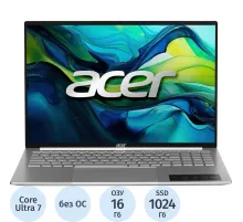 Ноутбук Acer SFL16-51M-785G(NX.D3VCD.002)Ultra7-155U/16Gb/SSD1Tb/16NoOS