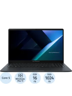 Ноутбук Asus B1503CVA-S77902X(90NX0801-M08ZF0)Core7-150U/16Gb/1TB/15.6/W11P