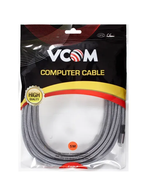 Кабель VR USB3.2 Gen1 CM/CM 5GBs для Oculus 5м, VCOM (CU414M-5.0)