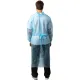 Халат н/с , на завязк, рук.манж, дл.110см, XXL,пл 20, голуб, 10 шт/уп